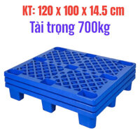 Pallet Nhựa, Pallet Cũ KT 120x100x14.5 cm, Tải 700Kg Nhựa Nguyên Sinh, Chat Với Shop Để Mua S.ỉ