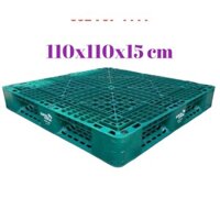 Pallet Nhựa, Pallet Cũ Xanh 110x110x15cm, Pallet Nhựa Cũ, Pallet Nhựa Nguyên Sinh, Pallet Kê Hàng