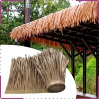 Palm Thatch Roll Straw Roof Thatch 39 "x20" DIY Shutters Cắt tỉa nhân tạo Hut Thatch Grass Thatch Roll cho hàng rào Bar Roof