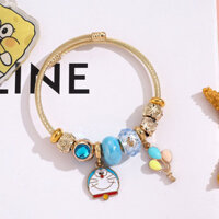 Pan 's Style Ngọt Ngào Dễ Thương Doremon Đính Hạt Vòng Tay Nữ Sinh Hoạt Hình Doremon Bóng Mặt Dây Chuyền Phụ Kiện CC20250325
