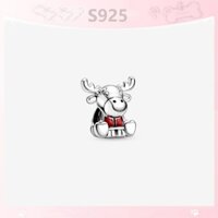 Pan S925 Bạc Canada Nai Sừng Tấm Lá Phong Dây Hạt dora