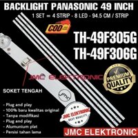 Pana 49FX550 #49U6750 - Bộ 4 thanh 8 led cho tivi Pana 49FX550 JL.D49081330-001FS-M