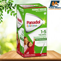 Panadol Children Vị Cam (cho trẻ 1 – 5 tuổi) 200ml của Úc