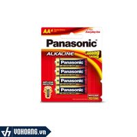 Panasonic Alkaline LR6T/4B-V | Pin Kiềm Alkaline AA Vỉ 4 Viên Chính Hãng