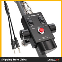 Panasonic Camcorder Zoom Controller Remote Control Zoom Iris, and Focus Control + 2.5mm and 3.5mm Jack Cable for Panasonic HC-X1 HC-PV100 AG-UX90 AG-UX180 HC-X1000 AG-AC30 AG-AC90 AU-EVA1