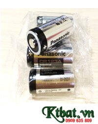 Panasonic CR123A (CR17345); Pin 3v lithium Panasonic CR123A, CR17345 Industrial , Xuất xứ Indonesia
