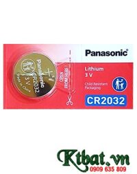 Panasonic CR2032; Pin 3v lithium Panasonic CR2032 _Made in Indonesia (MẪU MỚI)