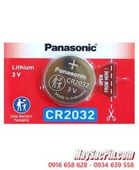 Panasonic CR2032; Pin đồng xu 3v lithium Panasonic CR2032 chính hãng (MẪU MỚI)