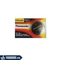 Panasonic CR2450 | Pin 3V Cúc Áo Lithium | Hàng Chính Hãng