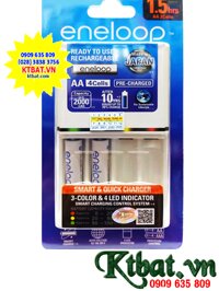 Panasonic Eneloop BQ-CC55E, included 02 Eneloop AAA750mAh 1.2v rechargeable batteries