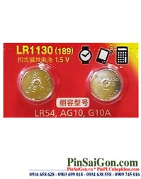 Panasonic LR1130, Pin cúc áo 1.5v Alkaline Panasonic LR1130 (AG10, LR54, 189) _Xuất xứ Liên doanh