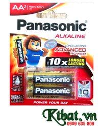 Panasonic LR6T/2B; Pin AA 1.5v Alkaline Panasonic LR6T/2B Advanced Power _Made in Thailand | Vỉ 2viên (Mẫu mới)