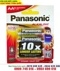 Panasonic LR6T/4B; Pin AA 1.5v Alkaline Panasonic LR6T/4B (Thailand) _Vỉ 4viên