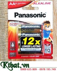 Panasonic LR6T/4B; Pin AA 1.5v Alkaline Panasonic LR6T/4B (Made in Thailand ) _Loại Vỉ 4viên