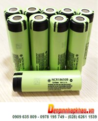 Panasonic NCR18650B; Pin sạc 3.7v Panasonic NCR18650B 3400mAh Discharge 6.7A chính hãng