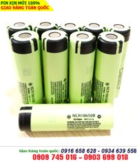 Panasonic NCR18650B; Pin sạc 3.7v Panasonic NCR18650B 3400mAh Discharge 10A chính hãng