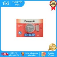 Panasonic VN nhập khẩu Pin Cúc Áo Panasonic CR1632 3V Lithium dùng cho đồng hồ, thiết bị điện tử... - 1 Viên, 1 Viên
