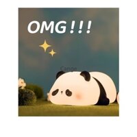 Panda ánh sáng ban đêm cuộc sống gia đình phụ kiện gấu trúc béo phòng ngủ ngủ đèn bàn đèn cạnh giường ngủ cho trẻ em ngủ