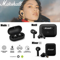 [Panda ĐỎ] Marshall Motif A.N.C. / Tai nghe Bluetooth không dây Minor III / Mode III / Mode II có micrô, màu đen mát mẻ, tai nghe Bluetooth phong cách rock, âm thanh bass.