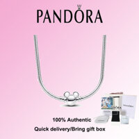 Pandora S925 Bạc Disney Chuột Mickey Rắn Dây Chuyền Vòng Cổ
