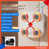 Pandu Trò chơi đục lỗ treo tường Trò chơi đục lỗ tương thích Bluetooth để tập thể dục Âm nhạc Bluetooth Đồ chơi mục tiêu đấm bốc cho trẻ em với hiệu ứng ánh sáng nhịp điệu Hoàn hảo cho bé trai và bé gái