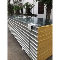 Panel Rockwool mạ kẽm (Panel lõi bông khoáng tôn mạ kẽm lò sấy)