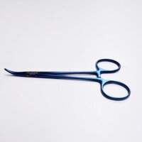 Panh kẹp cong full xanh 12,5 cm dùng trong y tế