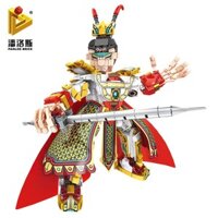 PANLOS Khối Xây Dựng Dạng Hạt 598 Khối Xây Dựng Mecha Ngựa Rồng Trắng Hành Trình Huyền Thoại Sử Thi Trung Quốc Hình Dán Đồ Chơi Trẻ Em Gạch Quà Tặng