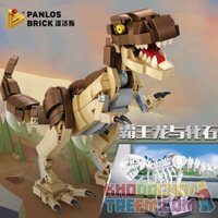 PanlosBrick 612002 Panlos Brick 612002 KHỦNG LONG BẠO CHÚA bộ đồ chơi xếp lắp ráp ghép mô hình Dino DINOSAURIA TYRANNOSAURUS REX 906 khối