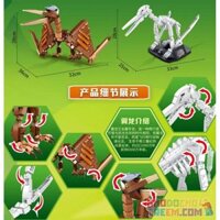PanlosBrick 612006 Panlos Brick 612006 CANH bộ đồ chơi xếp lắp ráp ghép mô hình Dino DINOSAURIA PTEROSAURIA Khủng Long 758 khối