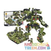 PanlosBrick 621021 Panlos Brick 621021  ROBOT BIẾN HÌNH XE TĂNG bộ đồ chơi xếp lắp ráp ghép mô hình Transformers SUPER DEFORMATION TYPE 99 MAIN BATTLE TANK Robot Đại Chiến Người Máy Biến Hình 830 khối