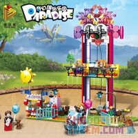 PanlosBrick 692007 Panlos Brick 692007 CHÚ HỀ NHẢY bộ đồ chơi xếp lắp ráp ghép mô hình Paradise Thiên Đường 410 khối
