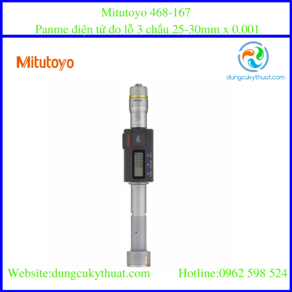 Panme điện tử đo lỗ 3 chấu Mitutoyo 468-167