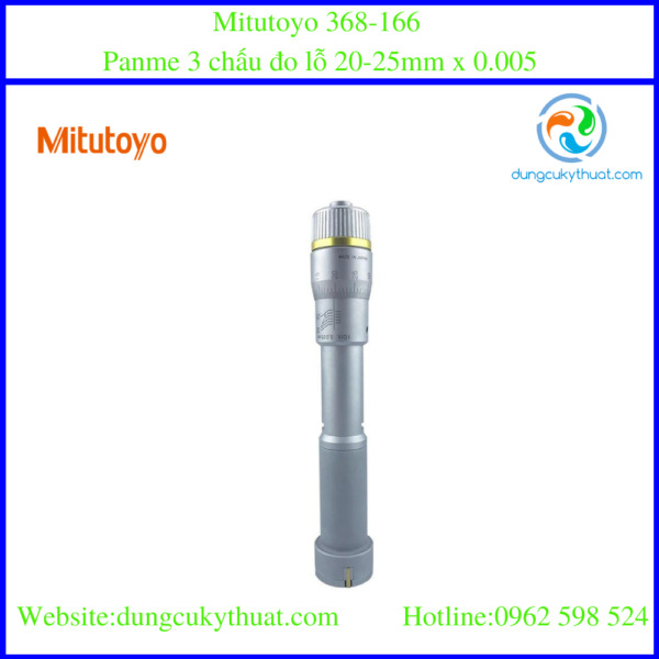 Panme đo lỗ 3 chấu Mitutoyo 368166 - 20~25mm/0.005mm