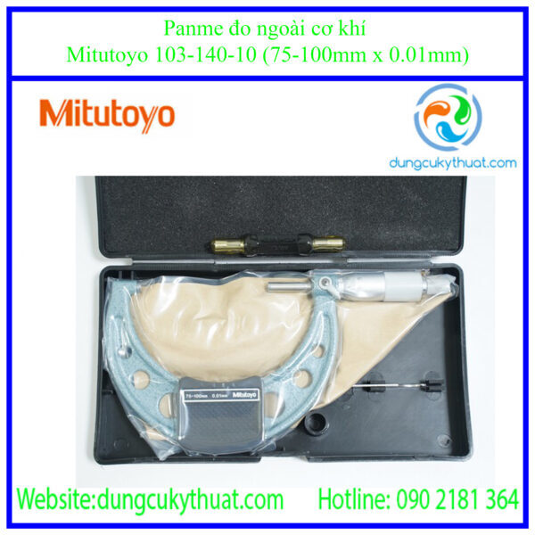 Panme đo ngoài cơ khí Mitutoyo 10314010 - 5~100mm