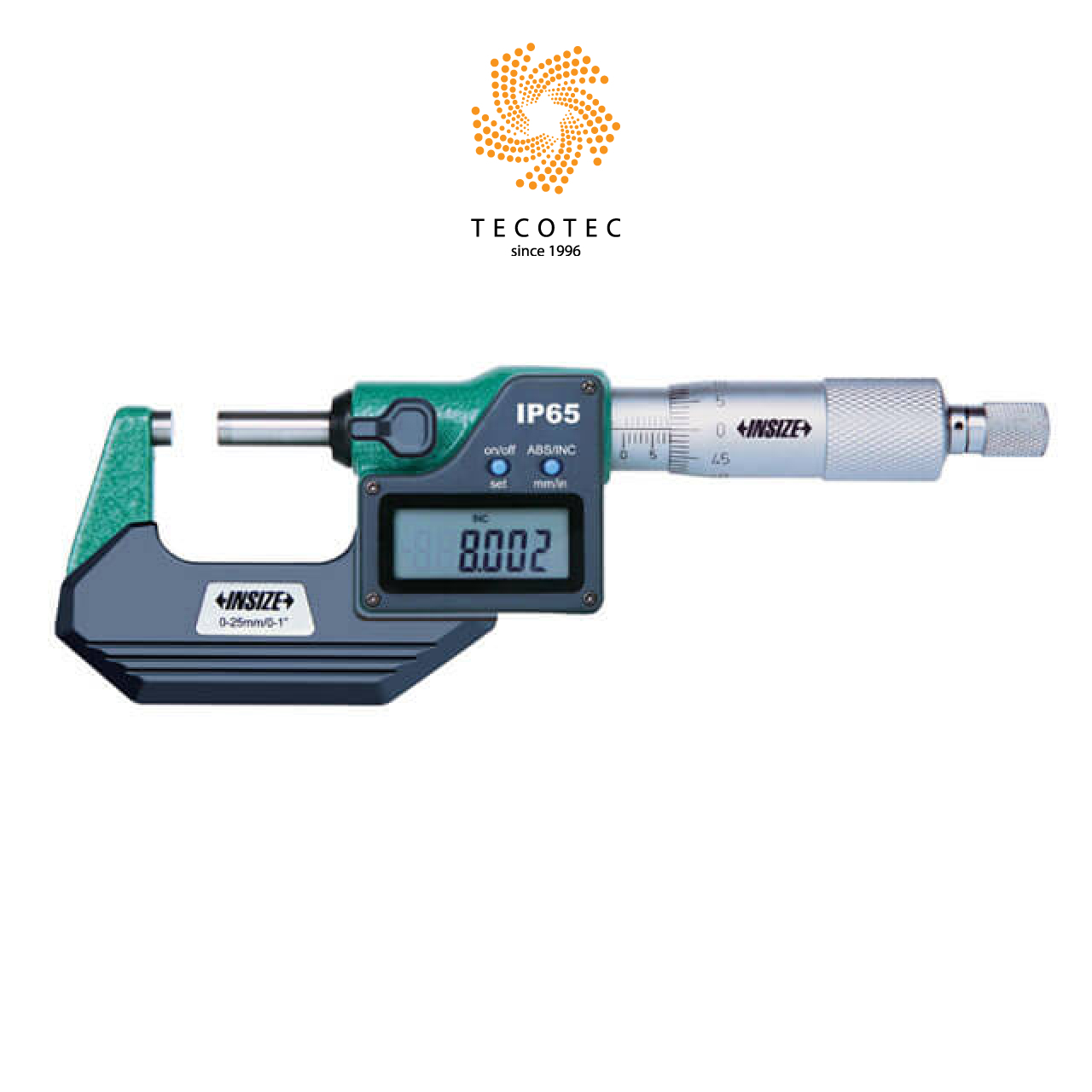 Panme đo ngoài điện tử  Insize 3108-100A (75-100mm)