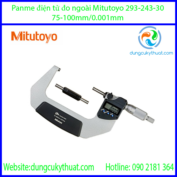 Panme đo ngoài điện tử Mitutoyo 293-243-30 (75-100mm)