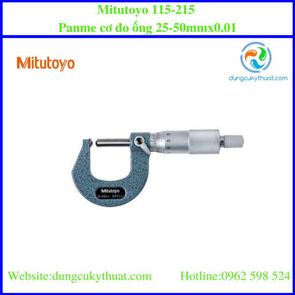 Panme đo ống Mitutoyo 115-215 - 0-25mm