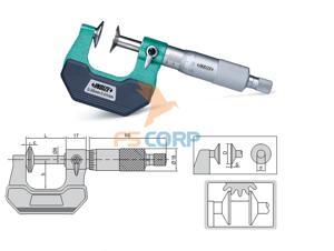 Panme đo pháp tuyến chung Insize 3282-75