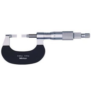 Panme đo rãnh ngoài Mitutoyo 122-111 (0-25mm/0.01mm)