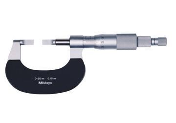 Panme đo rãnh ngoài Mitutoyo 122101 - 0~-25mm (0.01)