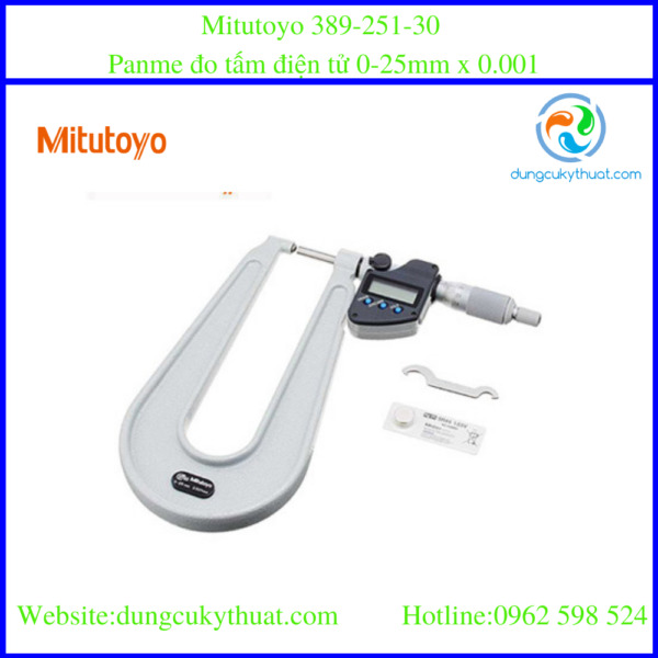 Panme đo tấm mỏng điện tử Mitutoyo 389-251-30