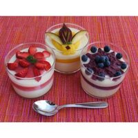 Panna Cotta 5 vị - Set nguyên liệu panna cotta lớn tặng kèm 10 hũ nhựa