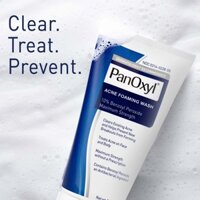 PanOxyl Facial Cleanser 10% Benzoyl peroxide Facial Cleanser for Acne Skin  156g