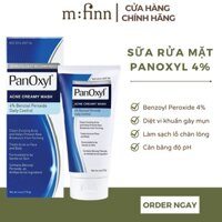 PanOxyl - Sữa rửa mặt cho da mụn PanOxyl Creamy Acne Wash - 4% Benzoyl Peroxide - mfinn