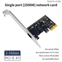 Panpia 2500Mbps PCI-E Sang RJ45 Card Mạng 8125BG Chip Gigabit Ethernet 100 / 1000 / 2500Mbps RJ45 LAN PCIe Adapter Cho Laptop PC Win 10 / 11 HEVN