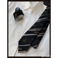 [Pantevilla] Áo sơ mi JK/DK thiết kế gốc có tem vàng hình dơi nhỏ, phụ kiện cà vạt nơ
