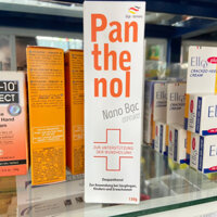 Panthenol Nano Bạc mẫu mới giảm rát da làm dịu mát vết thương do bị bỏng hộp 1 lọ xịt 130g Giga Đức