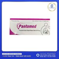 Pantomed 40mg Pantoprazole Medlay Điều Trị Đau Dạ Dày Viêm Loét Tá Tràng (Hộp 100 Viên)