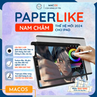 [Paperlike nam châm] Dán màn hình Ipad Paper-Like Nam Châm Nano tháo rời chống vân vẽ như trên giấy +kèm bao đựng (AD02)